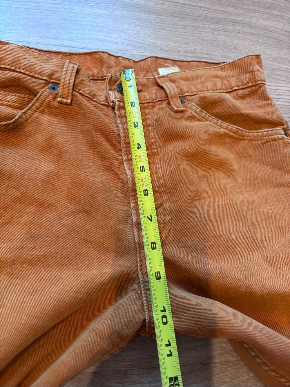 VTG Levi’s 550 Men’s 29x32 Jeans Burnt Orange Tab Relaxed Taper Distressed 90’s